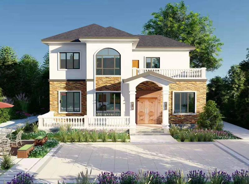 永康輕鋼別墅建筑設計 29萬起建別墅 【防12級臺風】(圖1) 睿婕輕鋼別墅