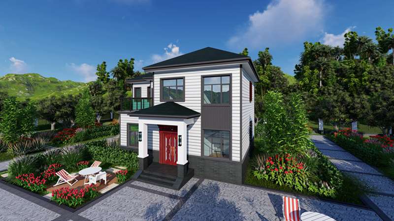 騰沖輕鋼別墅建筑施工 30萬起蓋別墅【平安承保品質】(圖1) 睿婕輕鋼別墅