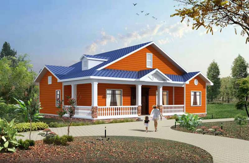 南京輕鋼別墅建筑公司 29萬建別墅【綠色環保別墅】(圖2) 睿婕輕鋼別墅