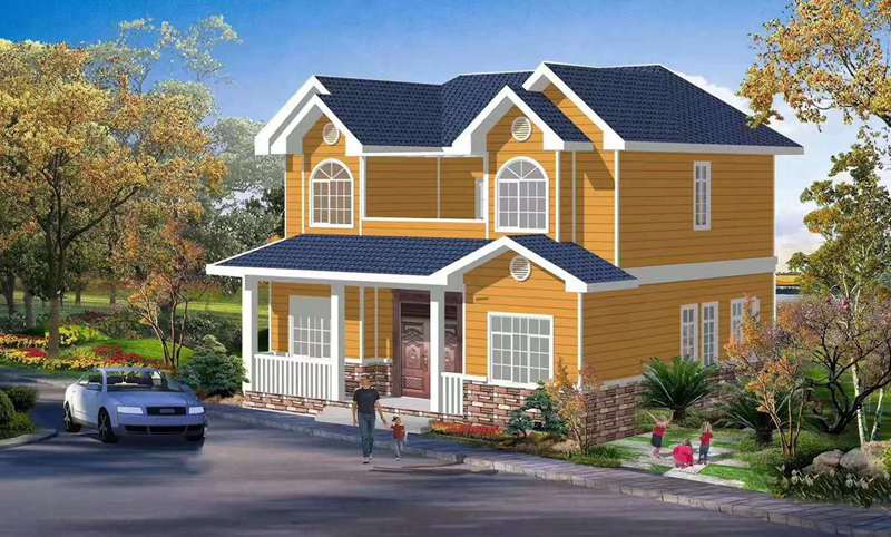 農(nóng)村輕鋼別墅有哪些優(yōu)缺點?在農(nóng)村地段是否值得選擇?(圖1) 睿婕輕鋼別墅