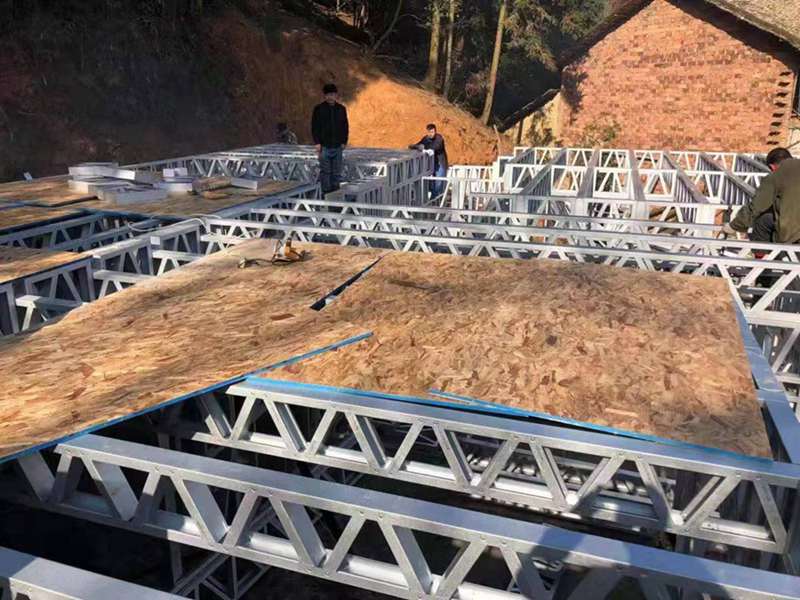 睿婕輕鋼別墅相信品牌,堅守品質,堅持四個統一!(圖4) 輕鋼龍骨主體