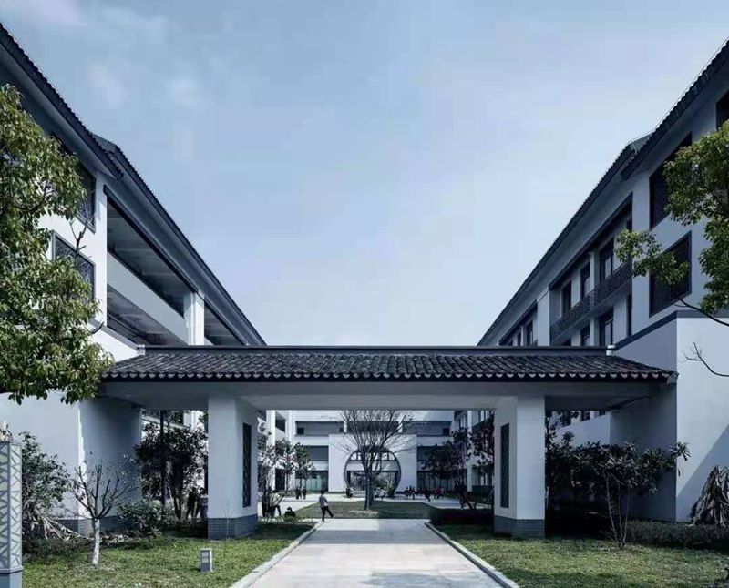 學校該有的樣子,打卡輕鋼網紅基地,“新中式”學校建筑(圖11) 睿婕輕鋼別墅