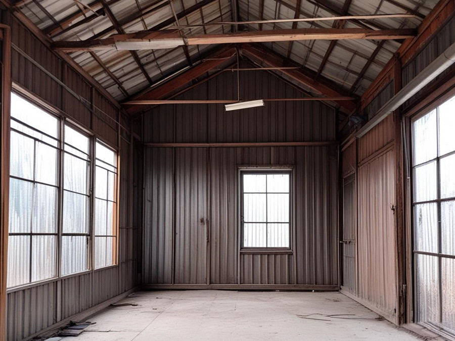 鐵皮房的室內 鐵皮房的室內